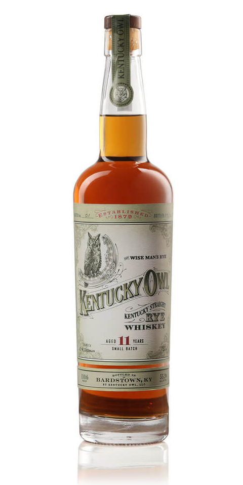 Kentucky Owl 11 Year Old Straight Rye Whiskey limited edition release - What's Shakin' week of September 4